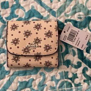 Coach tri-fold mini wallet
